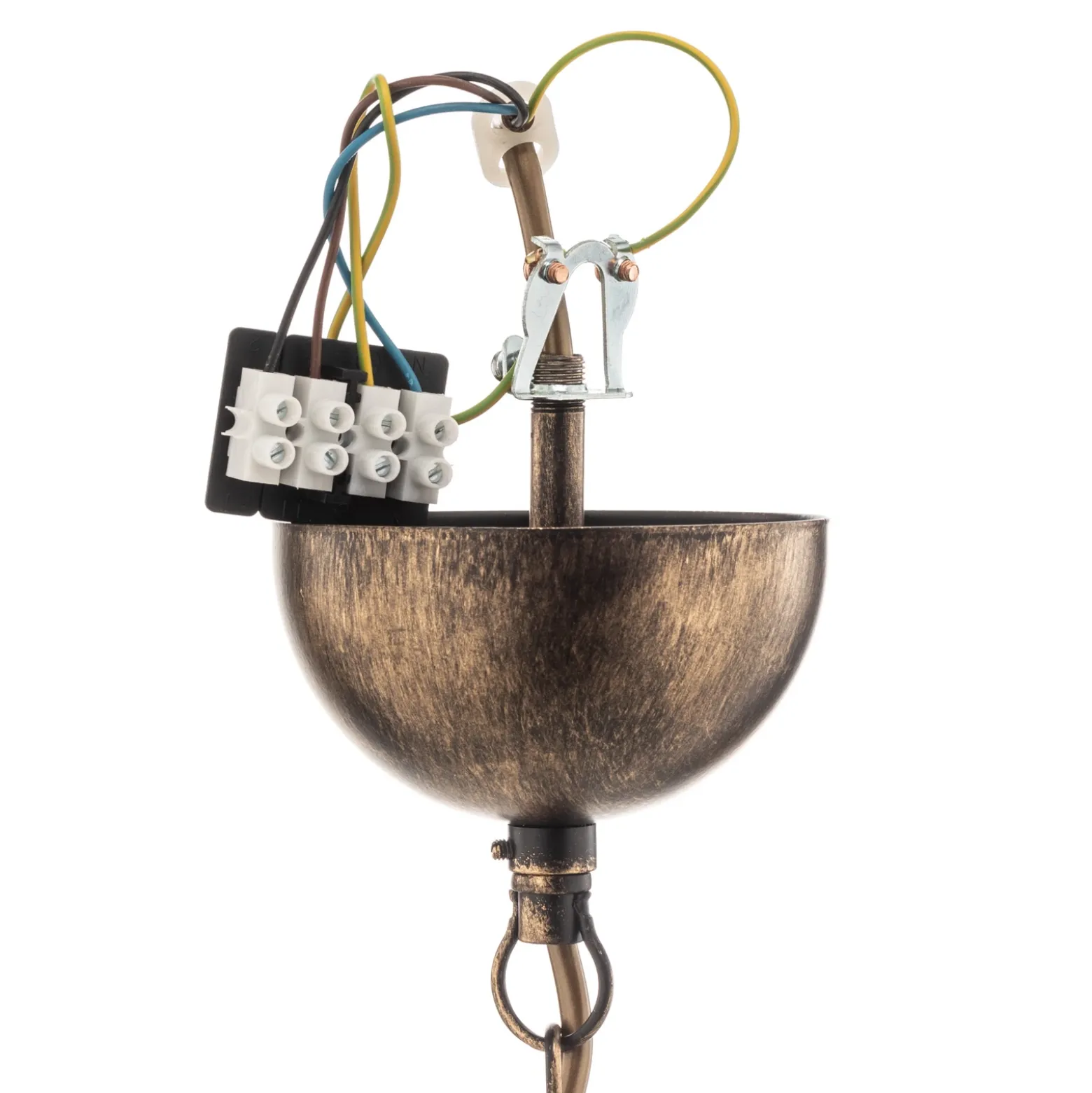 Lámpara colgante lineal Casale, 3 luces, longitud 74 cm