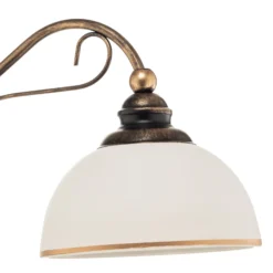 Lámpara colgante lineal Casale, 3 luces, longitud 74 cm