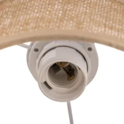 Lámpara colgante Linobianco, redonda, 3 luces