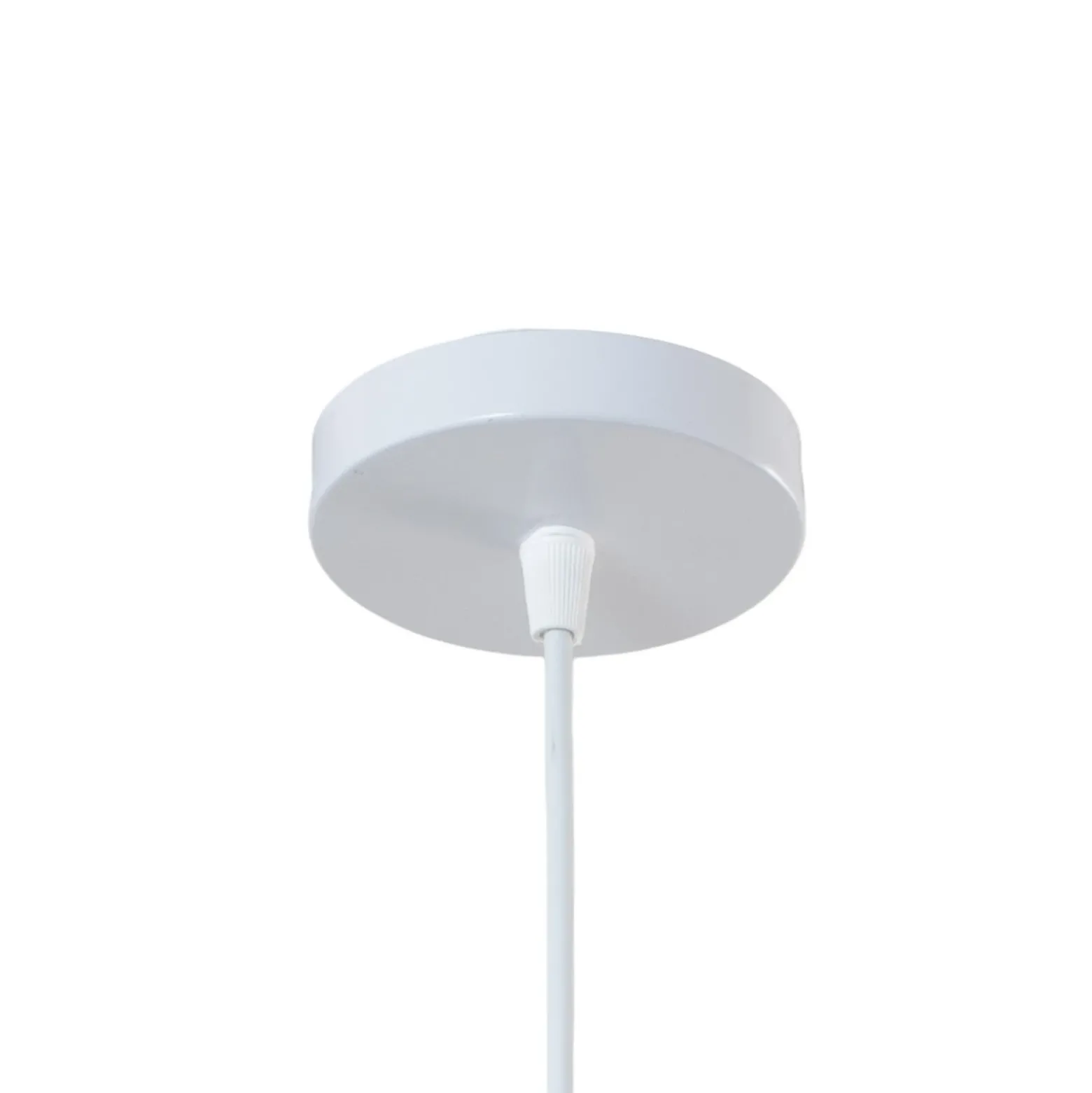 Lámpara colgante Lipeo, blanco/dorado, Ø 50 cm, metal, E27