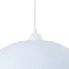 Lámpara colgante Lipeo, blanco/dorado, Ø 50 cm, metal, E27