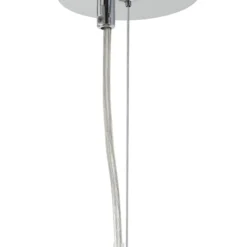 Lámpara colgante Lucande Diborah, transparente, Ø 43 cm, cristal, G9