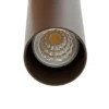 Lámpara colgante Lucande Lumavia, 12 luces, cristal, marrón/ámbar, G9