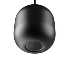 Lámpara colgante Lucande Narion, negra/de colores, 7 luces.