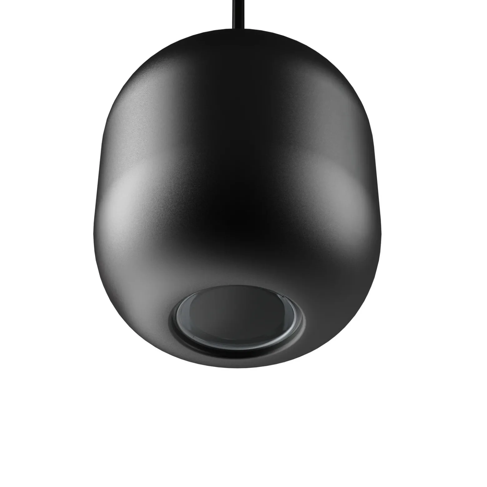 Lámpara colgante Lucande Narion, negra/de colores, 7 luces.