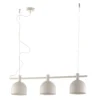 Lámpara colgante 976, 3 luces, blanco