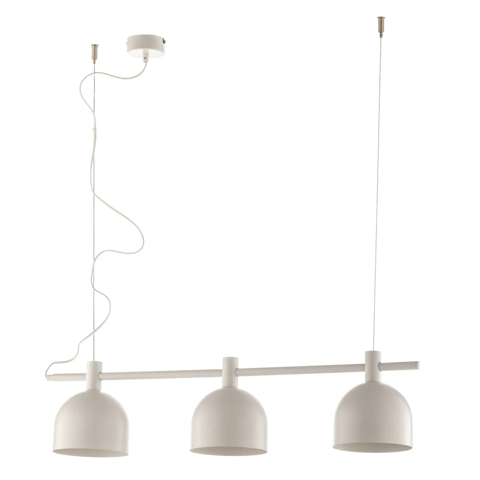Lámpara colgante 976, 3 luces, blanco