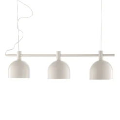Lámpara colgante 976, 3 luces, blanco