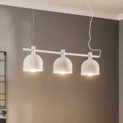 Lámpara colgante 976, 3 luces, blanco