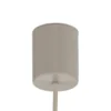 Lámpara colgante Lume L, color gris-beige, metal, Ø 40 cm, GX53