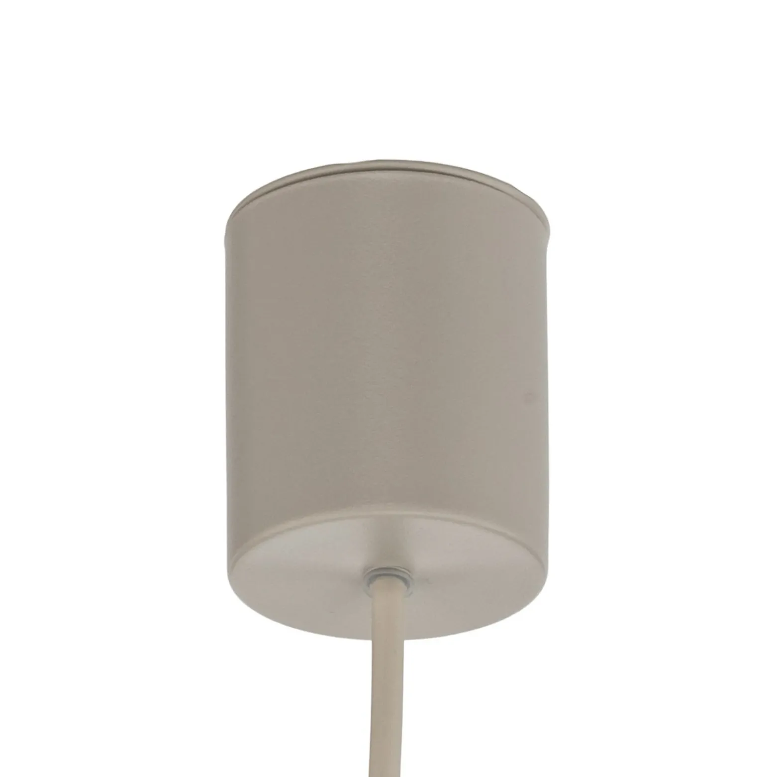 Lámpara colgante Lume L, color gris-beige, metal, Ø 40 cm, GX53