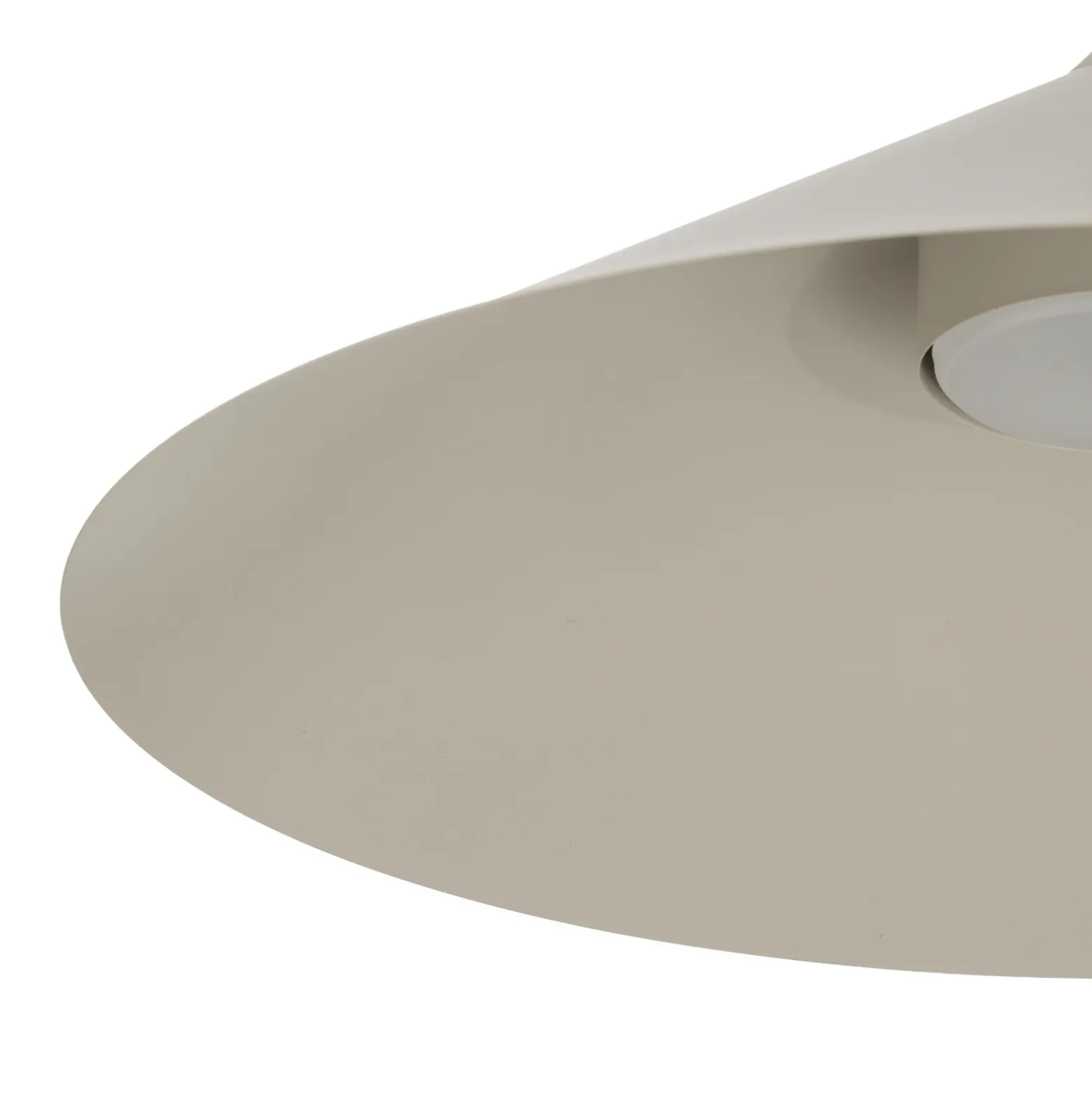 Lámpara colgante Lume L, color gris-beige, metal, Ø 40 cm, GX53
