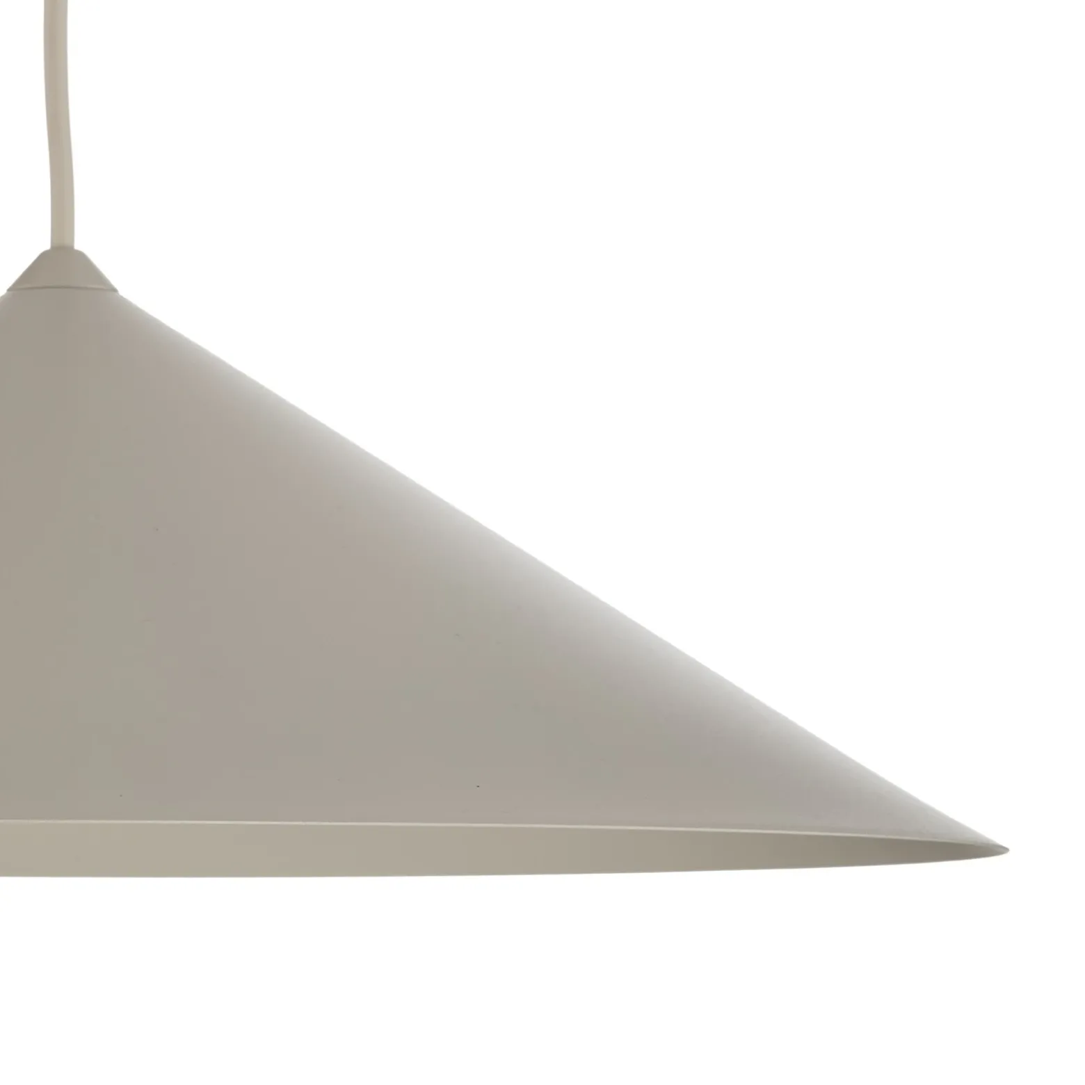 Lámpara colgante Lume L, color gris-beige, metal, Ø 40 cm, GX53
