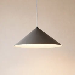 Lámpara colgante Lume L, marrón, metal, Ø 40 cm, GX53