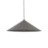 Lámpara colgante Lume L, marrón, metal, Ø 40 cm, GX53