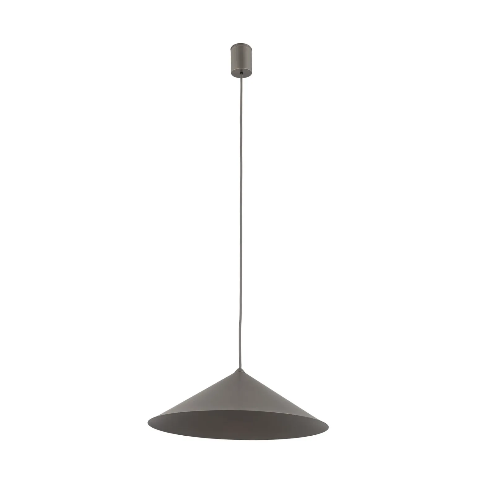 Lámpara colgante Lume L, marrón, metal, Ø 40 cm, GX53