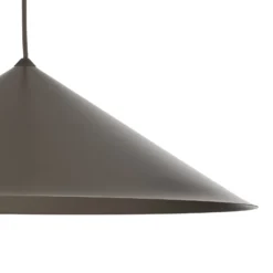 Lámpara colgante Lume XL, marrón, metal, Ø 49 cm, GX53