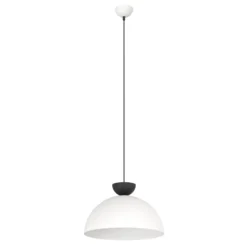 Lámpara colgante Lunaro, blanca, Ø 40 cm, metal