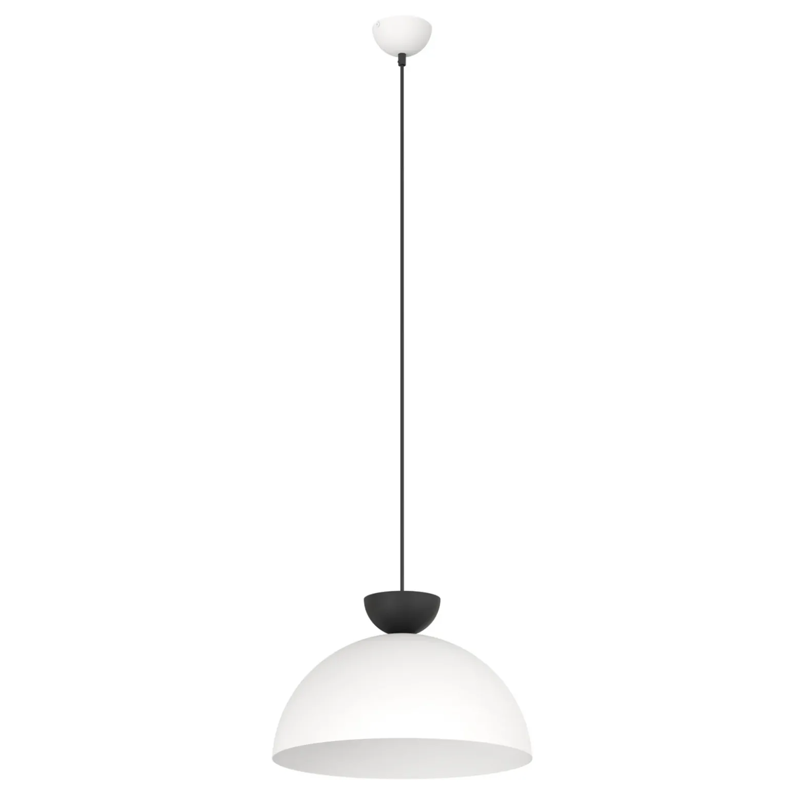 Lámpara colgante Lunaro, blanca, Ø 40 cm, metal