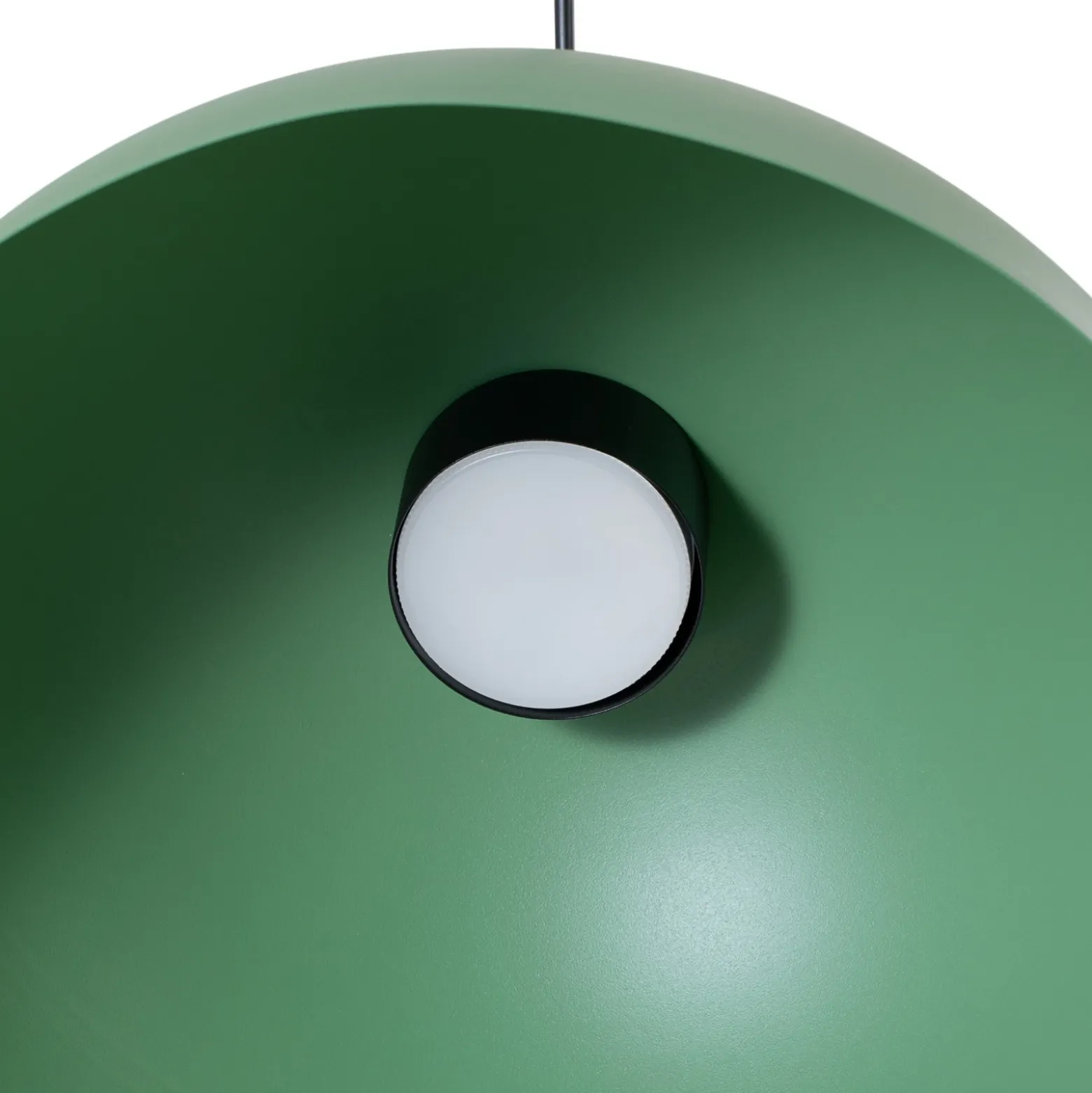 Lámpara colgante Lunaro, verde, Ø 40 cm, metal