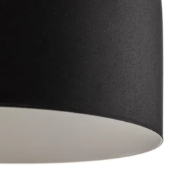 Lámpara colgante Madison 1 luz negro