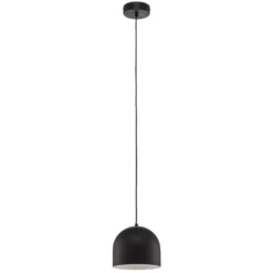 Lámpara colgante Madison 1 luz negro