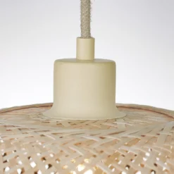 Lámpara colgante Madura de GOOD & MOJO, Ø 44 cm, natural/marrón, bambú