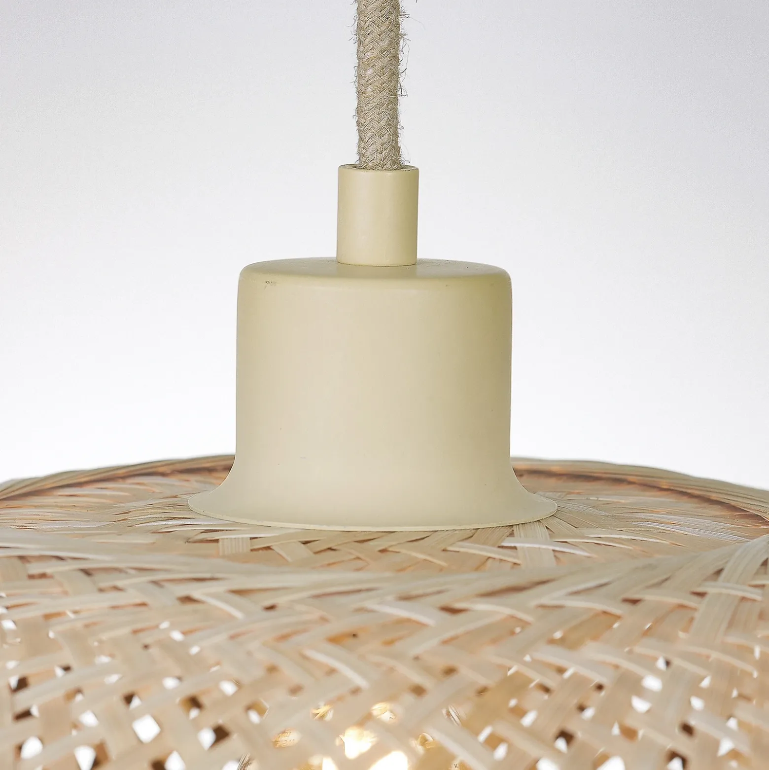 Lámpara colgante Madura de GOOD & MOJO, Ø 44 cm, natural/marrón, bambú