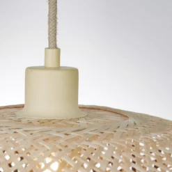 Lámpara colgante Madura de GOOD & MOJO, Ø 60 cm, color natural/marrón, bambú