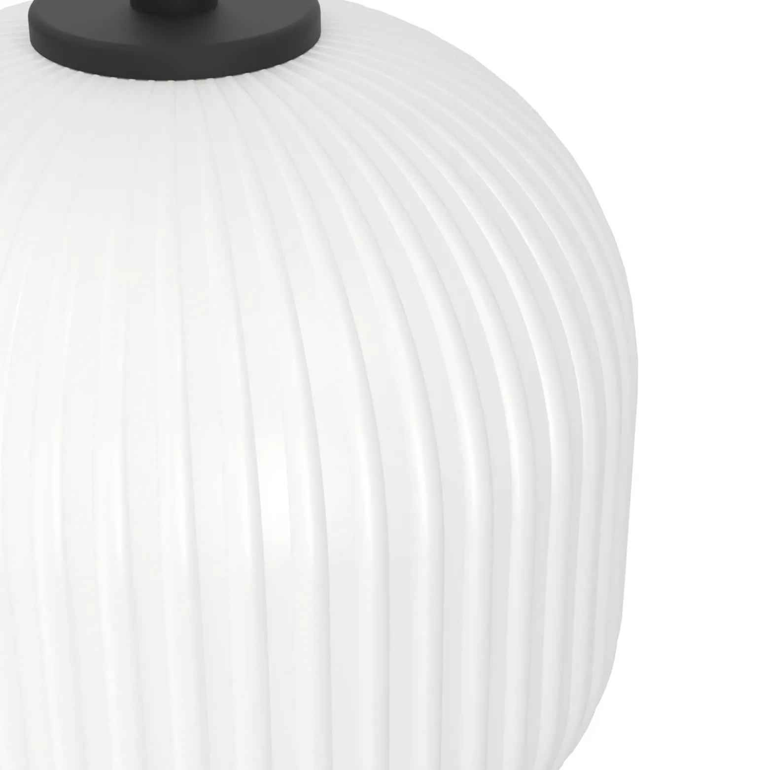 Lámpara colgante Mantunalle, longitud 120 cm, negro/blanco, 3 luces.