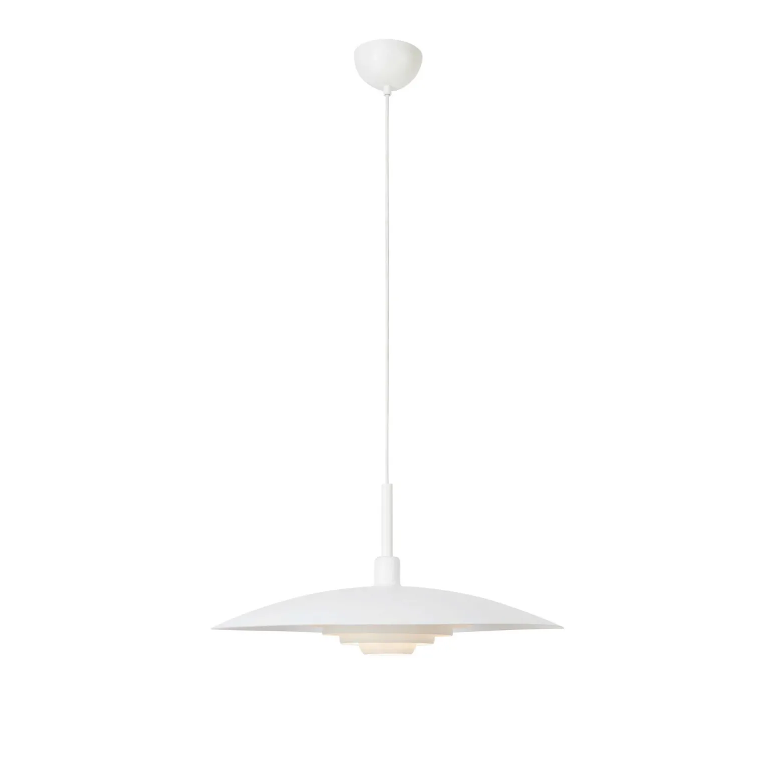 Lámpara colgante Markslöjd Piny, blanca, Ø 57 cm, metal, E27