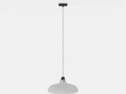 Lámpara colgante Matlock, Ø 38 cm, gris/negro, acero