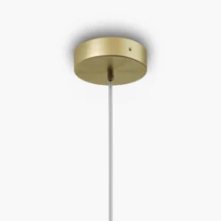 Lámpara colgante Maytoni Antic, blanco/dorado, Ø 30 cm, cristal, E27