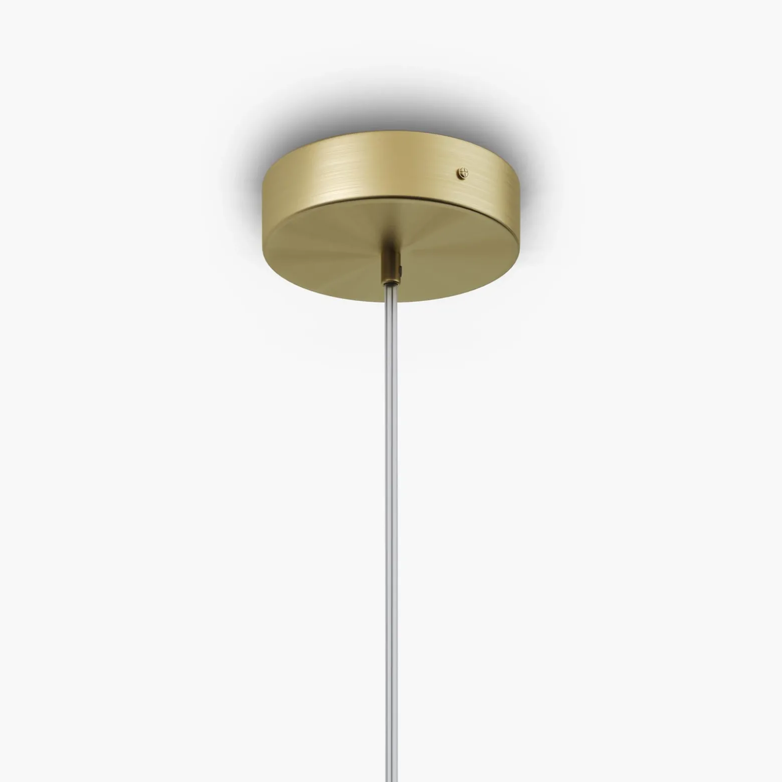 Lámpara colgante Maytoni Antic, blanco/dorado, Ø 30 cm, cristal, E27
