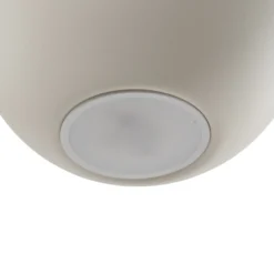 Lámpara colgante Midway, color arena, 4 luces, Ø 35 cm, GU10