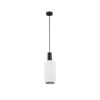 Lámpara colgante Milano, blanca, 14 cm, 1 luz, cilíndrica