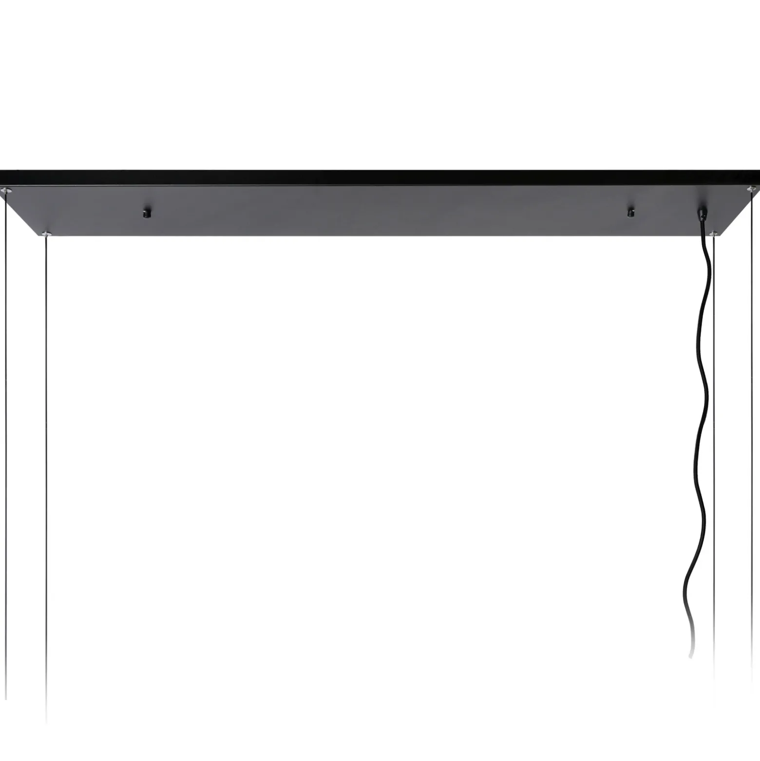 Lámpara colgante Miravelle polvo 6 luces negro