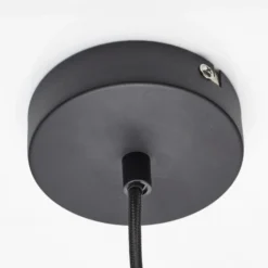 Lámpara colgante moderna Embla en negro