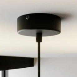 Lámpara colgante Modul Frez pantalla de muestra Ø39cm negro