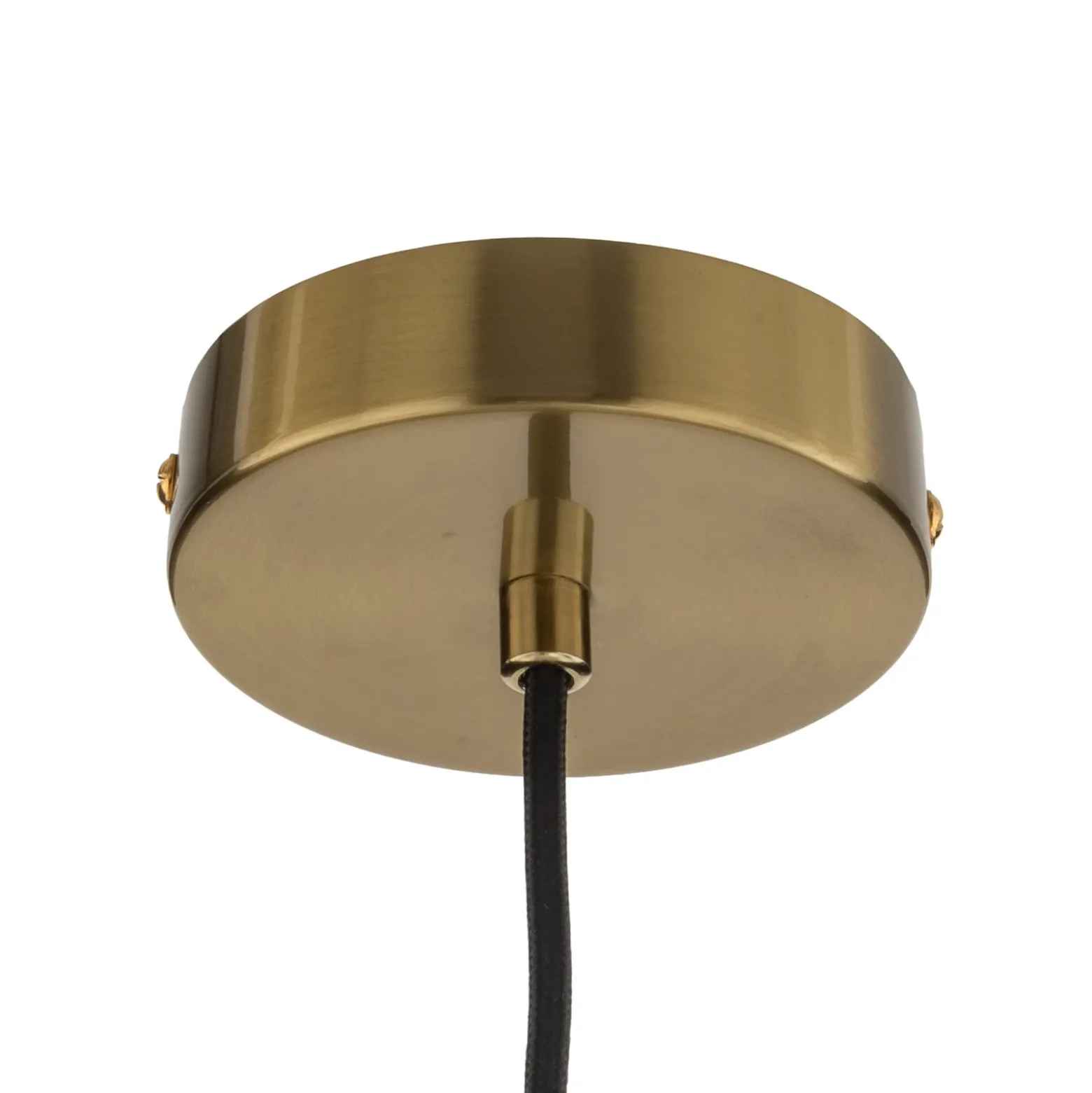 Lámpara colgante Molly, rosa/dorado, 1 luz, cristal, Ø 12 cm