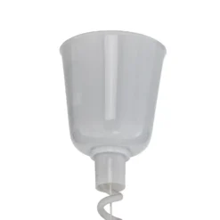 Lámpara colgante Nadija de Lindby, gris, 43 cm, regulable en altura, E27