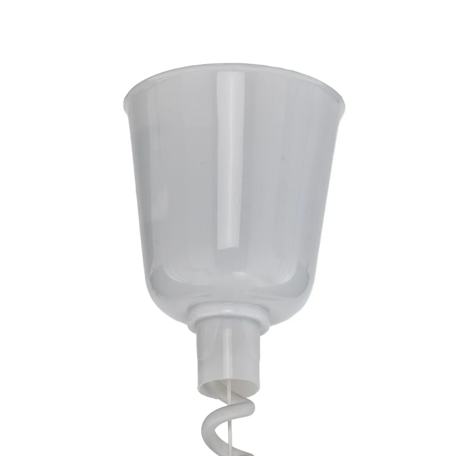 Lámpara colgante Nadija de Lindby, blanca, 43 cm, regulable en altura, E27