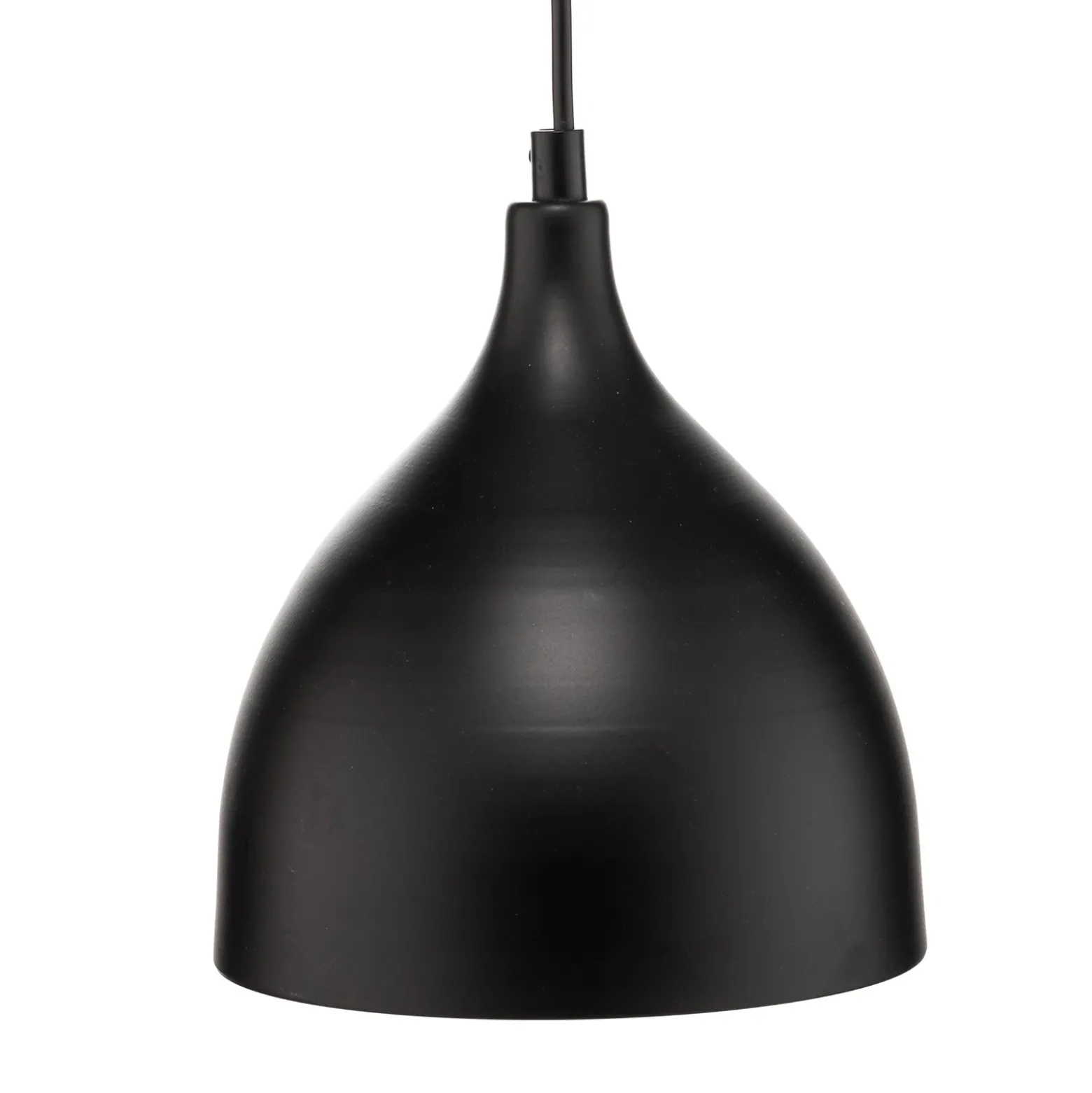 Lámpara colgante Nanu de metal negro 1 luz