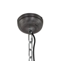 Lámpara colgante negra industrial Bikkel L02
