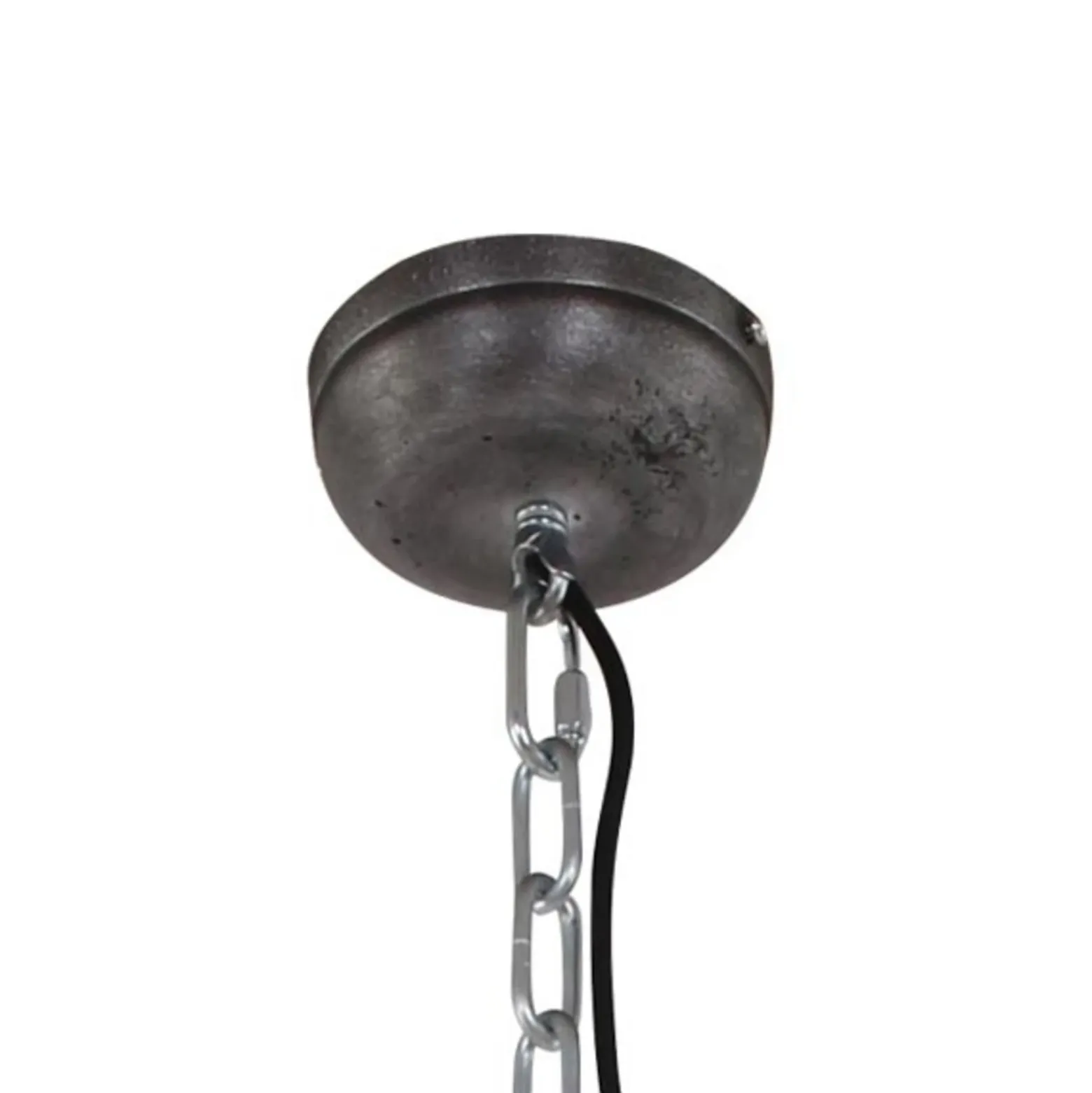 Lámpara colgante negra industrial Bikkel L02