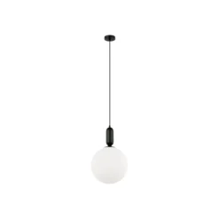 Lámpara colgante Neptune pantalla de vidrio, negro