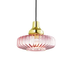 Lámpara colgante New Wave Optic, rosa
