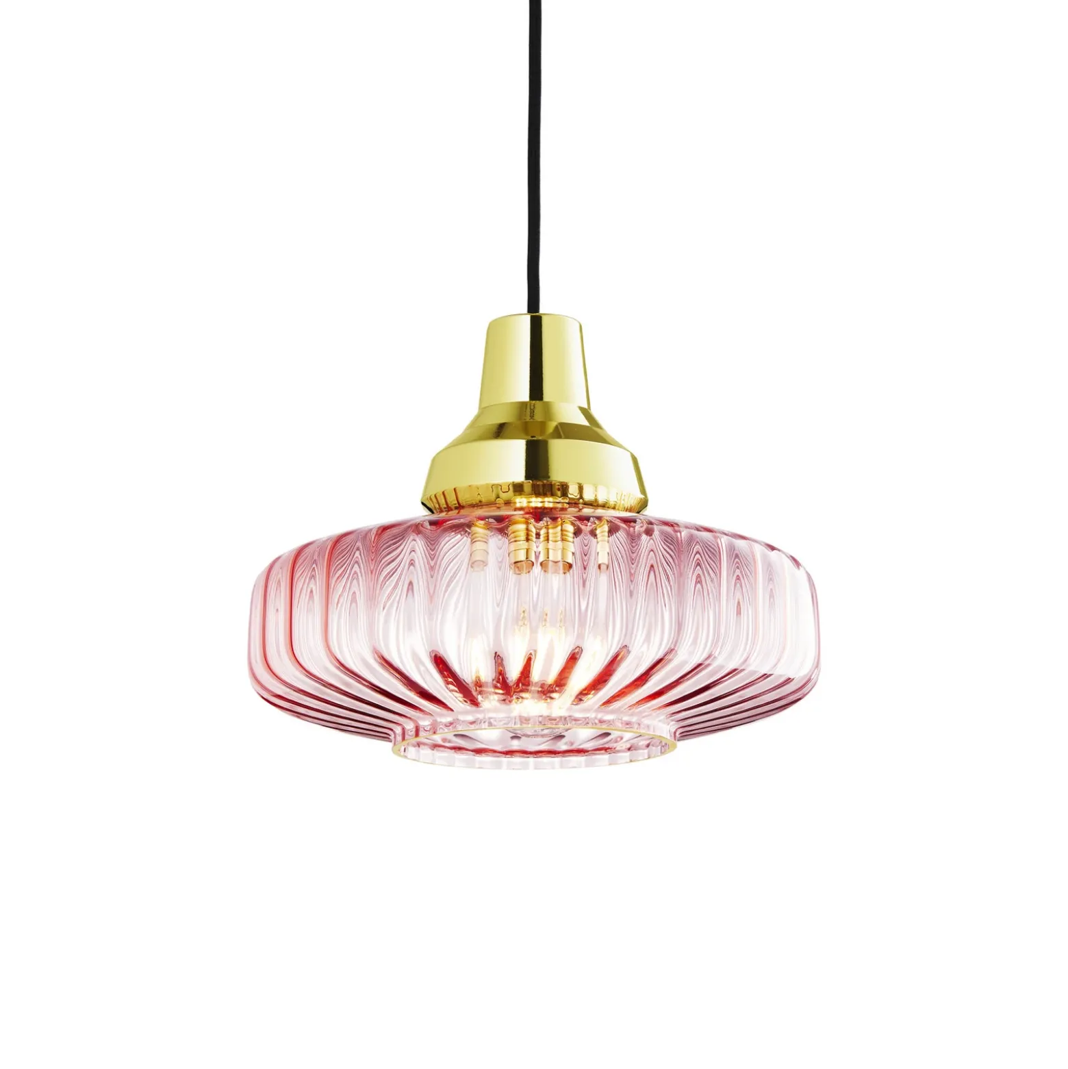 Lámpara colgante New Wave Optic, rosa