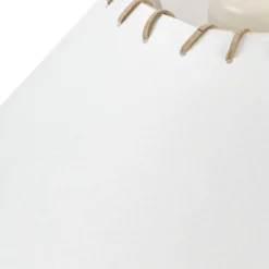 Lámpara colgante Nola Whitt, blanca, de papel, Ø 39 cm, E27