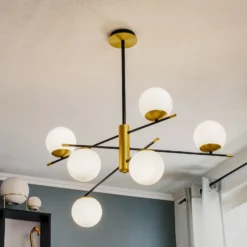 Lámpara colgante Nostalgia, 6 luces